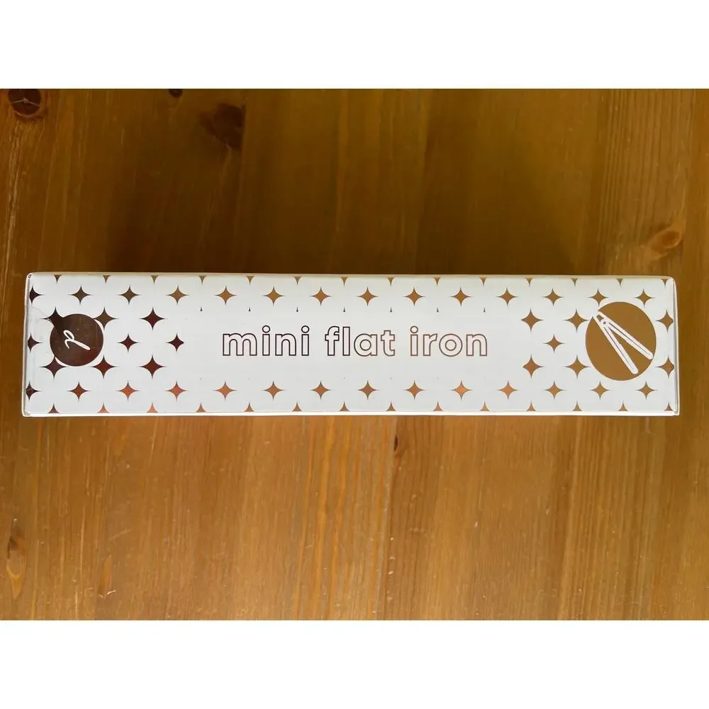 Danielle Creations Mini Flat Iron Blush Pink New Hair Style Plancha Travel